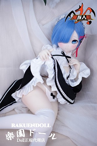 【アニメドール】Rem 85cm「Re:ゼロから始める異世界生活」レム 可愛い子 ソフトビニール製頭部 TPE製ボディ ミニラブドール 宣伝画像と同じ制服も付属 Mozudoll