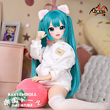 【即納・国内発送・送料無料】MOZU DOLL 85cm Aカップ 小音ちゃん ソフトビニール製頭部 TPE製ボディ 肌色＆眼球色＆メイク＆ウィッグ＆衣装は宣材写真と同じ 6kg