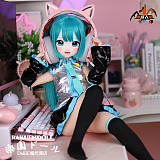 【即納・国内発送・送料無料】MOZU DOLL 85cm Aカップ 小音ちゃん ソフトビニール製頭部 TPE製ボディ 肌色＆眼球色＆メイク＆ウィッグ＆衣装は宣材写真と同じ 6kg