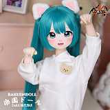 【即納・国内発送・送料無料】MOZU DOLL 85cm Aカップ 小音ちゃん ソフトビニール製頭部 TPE製ボディ 肌色＆眼球色＆メイク＆ウィッグ＆衣装は宣材写真と同じ 6kg