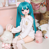 【即納・国内発送・送料無料】MOZU DOLL 85cm Aカップ 小音ちゃん ソフトビニール製頭部 TPE製ボディ 肌色＆眼球色＆メイク＆ウィッグ＆衣装は宣材写真と同じ 6kg
