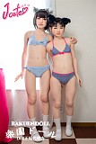 【 LL団】唯（植毛タイプ）ヘッド ＆ 133cm +美郁&149cmバスト平 小学生  フルシリコンドール ロり系 可愛い女の子  J cute