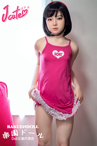 【ロり系】羽純ヘッド ＆ 137cm バスト平 LL団 フルシリコンドール 可愛い女の子  J cute