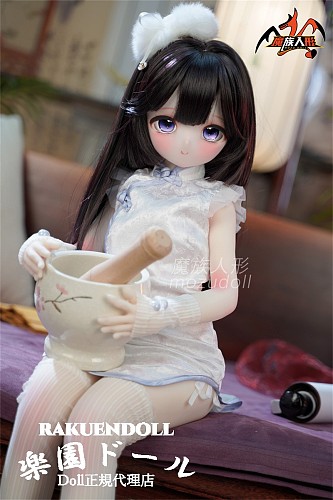 【アニメドール】瑶瑶（YaoYao） 85cm 可愛い子 中華娘 ソフトビニール製頭部 TPE製ボディ ミニラブドール 宣伝画像と同じ制服も付属 Mozudoll