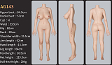 【カスタマイズ】WAXdoll ボディー単体 フルシリコン製ラブドール