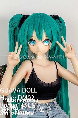 【初音ミク】DM02ヘッド＆145cm Ｂカップ ロり系 ビニールヘッド+TPEボディ 【ジョイントはM16タイプ、他社のドールと交換可】Guava doll