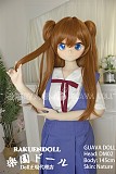 【アスカコス】DM02ヘッド＆145cm Ｂカップ アニメドール ロり系 ビニールヘッド+TPEボディ 【ジョイントはM16タイプ、他社のドールと交換可】Guava doll