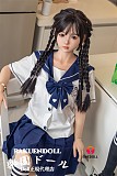 【メイド服】南溪 (Nanxi) ヘッド 1.0 メイク& 145cm Gカップ   ロリ系 人形 リアルラブドール お口の開閉機能あり 掲載画像はシリコンヘッド& TPEボディー材質 SHEdoll