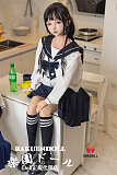 【メイド服】南溪 (Nanxi) ヘッド 1.0 メイク& 145cm Gカップ   ロリ系 人形 リアルラブドール お口の開閉機能あり 掲載画像はシリコンヘッド& TPEボディー材質 SHEdoll