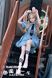 【うさぎ警察官】初香hatsukaヘッド&148cm Bカップ  植毛タイプ 美少女  楽天地 低身長 ロり系 フルシリコン製 ヘッド選択可能  Myloliwaifu