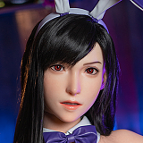 【白髪魔女】NO.24ヘッド ＆ 171cm Ｇカップ アニメキャラ 狐面 シリコンドール 等身大リアルドール Game Lady
