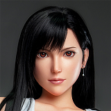 【白髪魔女】NO.24ヘッド ＆ 171cm Ｇカップ アニメキャラ 狐面 シリコンドール 等身大リアルドール Game Lady