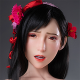 【白髪魔女】NO.24ヘッド ＆ 171cm Ｇカップ アニメキャラ 狐面 シリコンドール 等身大リアルドール Game Lady