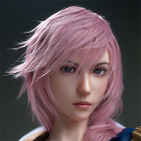 【白髪魔女】NO.24ヘッド ＆ 171cm Ｇカップ アニメキャラ 狐面 シリコンドール 等身大リアルドール Game Lady