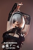 【白髪魔女】NO.24ヘッド ＆ 171cm Ｇカップ アニメキャラ 狐面 シリコンドール 等身大リアルドール Game Lady