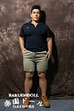【男性ラブドール】Qita Doll 最新作 170CM 熊さん お口開閉機能付き フルシリコン製 筋肉タイプ 頭身一体化 ペニス一体式
