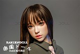 【新ボディー】莎莉(J037)ヘッド＆169cm Hカップ  巨乳 高身長 軽量ドール フルシリコン製  口開閉機能+リアル口腔付き ギャル系ラブドール セクシー 高級シリコン頭部 パートナードール FUDOLL