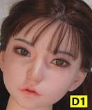 D3ヘッド & 148cm貧乳 フルシリコン製 ボディ選択可 軟質シリコン材質頭部 ラブドール マンコの挟吸機能 realgirl