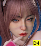 D3ヘッド & 148cm貧乳 フルシリコン製 ボディ選択可 軟質シリコン材質頭部 ラブドール マンコの挟吸機能 realgirl