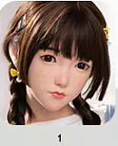 【探偵物語】环奈(J008)ヘッド 150cm Bカップ シリコンドール 口開閉機能付き 清純系 ロり 眉毛と睫毛植毛加工あり FUdoll