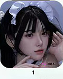 【探偵物語】环奈(J008)ヘッド 150cm Bカップ シリコンドール 口開閉機能付き 清純系 ロり 眉毛と睫毛植毛加工あり FUdoll