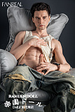 【新作新ボディー】男性ラブドール！Henryヘッド＆173cm 35kg 一体式ペニス 筋肉タイプ リアルメイク付き fanreal doll フルシリコンラブドール