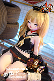 【新作】130cm 贝蒂 Bettyちゃん  ビニール製頭部 肌色＆眼球色＆メイク＆ウィッグ＆衣装は宣材写真と同じ MOZU DOLL