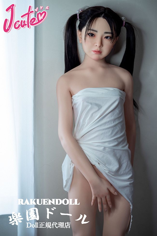 【ロり系】羽純ヘッド（植毛タイプ） ＆ 137cm バスト平 LL団 ビキニ フルシリコンドール 可愛い女の子  J cute