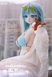 【アニメドール】wmdoll 157cm Bカップ#Y015ヘッド ロリータ ソフトビニール製ヘッド+TPE製ボディ 等身大リアルラブドール