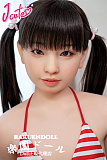【ロリ系】澪（ミオ）（植毛タイプ） ヘッド ＆ 149cm 平ら LL団 シリコンドール 可愛い女の子  J cute
