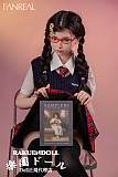 【高校生】#F9 茉(mo)ヘッド 153CM Bカップ 可愛い子 宣材写真のは髪の毛を植毛するタイプ フルシリコン製ラブドール FANREAL