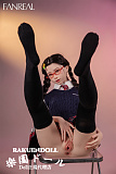 【高校生】#F9 茉(mo)ヘッド 153CM Bカップ 可愛い子 宣材写真のは髪の毛を植毛するタイプ フルシリコン製ラブドール FANREAL