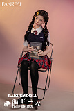 【高校生】#F9 茉(mo)ヘッド 153CM Bカップ 可愛い子 宣材写真のは髪の毛を植毛するタイプ フルシリコン製ラブドール FANREAL