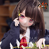 【新作】130cm 露比 Rubyちゃん  ビニール製頭部＋TPE製 ボディ 肌色＆眼球色＆メイク＆ウィッグ＆衣装は宣材写真と同じ MOZU DOLL