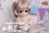 【アニメドール】3.5kg ミニドール 65cm 比奈ちゃん ソフトビニール製頭部 シリコン製 ボディ 宣伝画像と同じ制服も付属 Mozudoll