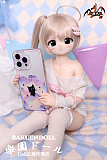 【アニメドール】3.5kg ミニドール 65cm 比奈ちゃん ソフトビニール製頭部 シリコン製 ボディ 宣伝画像と同じ制服も付属 Mozudoll