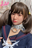 【 シリコンヘッド＋TPEボディー!!】萌咲（もえ）ヘッド ＆ 137cm バスト平 ロり系 LL団 フルシリコンドール 可愛い女の子  J cute