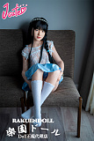 【ロり系】萌咲（もえ）ヘッド（植毛タイプ） ＆ 137cm バスト平 LL団 フルシリコンドール 可愛い女の子  J cute