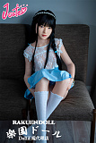 【ロり系】萌咲（もえ）ヘッド（植毛タイプ） ＆ 137cm バスト平 LL団 フルシリコンドール 可愛い女の子  J cute