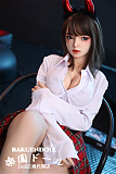 【可愛い悪魔登場！】洛水（luoshui）ヘッド＆163cm Fカップ  ハロウィーン祭り フルシリコン製ラブドール リアルメイク無料付き  JYDOLL