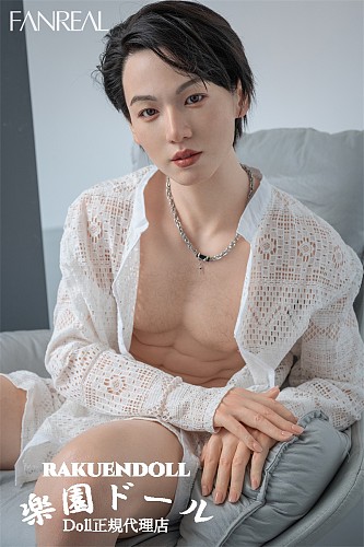 【新作】男性ラブドール！Kevinヘッド＆173cm 35kg 一体式ペニス 筋肉タイプ リアルメイク付き fanreal doll フルシリコンラブドール