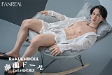 【新作】男性ラブドール！Kevinヘッド＆173cm 35kg 一体式ペニス 筋肉タイプ リアルメイク付き fanreal doll フルシリコンラブドール