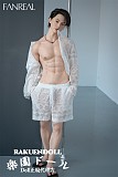 【新作】男性ラブドール！Kevinヘッド＆173cm 35kg 一体式ペニス 筋肉タイプ リアルメイク付き fanreal doll フルシリコンラブドール