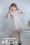 【可愛いロリ】AYAちゃんヘッド & 127cm Aカップ 通学する小学生 口開閉機能選択可 フルシリコン製 人形 等身大リアルラブドール Myloliwaifu