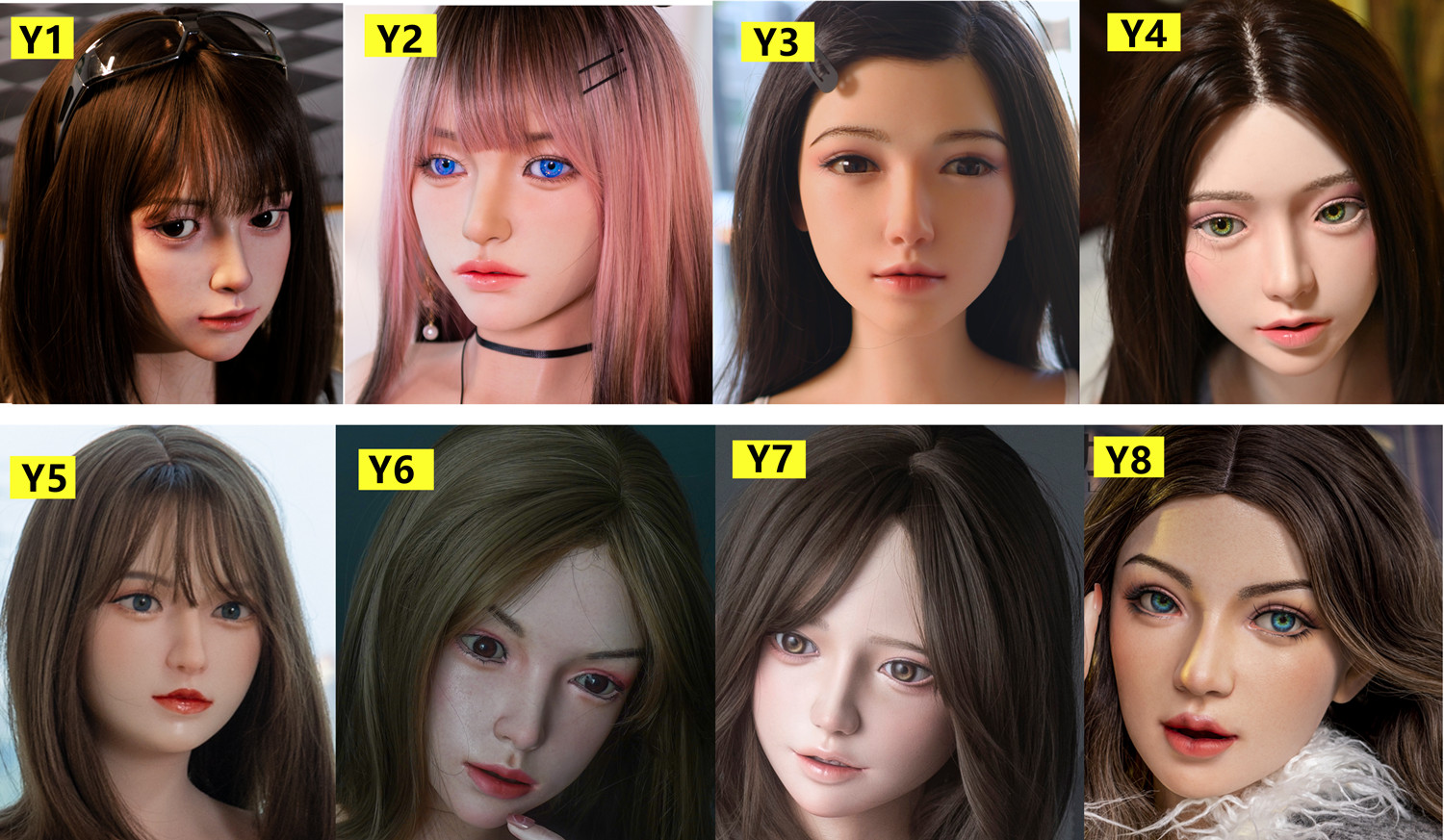 ヘッドのご確認　YUEdoll