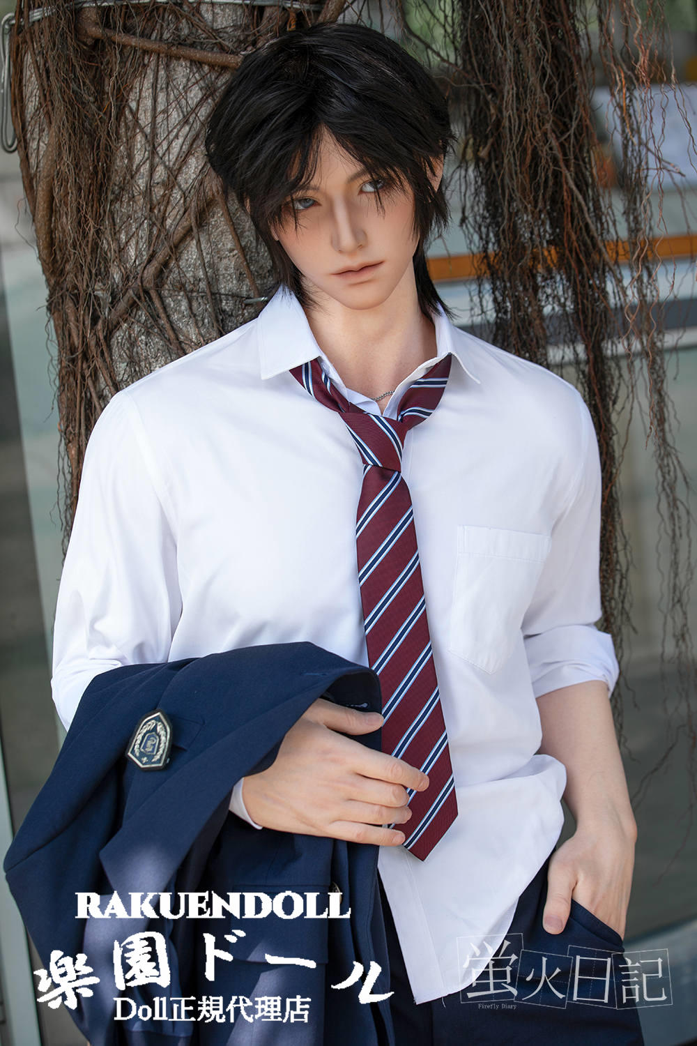 男子高校生 江灵（Jiangling）ヘッド 176cm メイク①