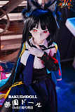 黒い髪の毛 アダルトドール