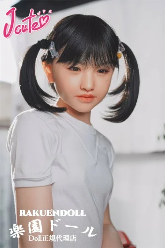 J cute 美郁（みく）ヘッド 149cmエッチな人形 無邪気な顔ロリラブドール LL団  バスト平タイプ 黒い髪の毛