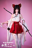 FUdoll J024ヘッド 157cm Fカップ 巨乳 ラブドール 等身大リアルドール 宣材写真は口開閉機能付き シリコン頭部+TPEボディ