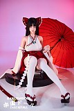 FUdoll J024ヘッド 157cm Fカップ 巨乳 ラブドール 等身大リアルドール 宣材写真は口開閉機能付き シリコン頭部+TPEボディ